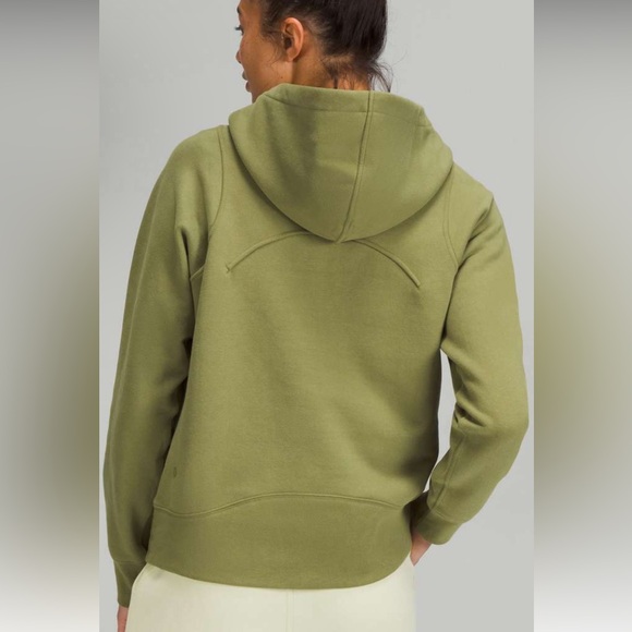 Lululemon Loungeful Hoodie - Color Bronze Green in size 6 - Picture 3 of 9